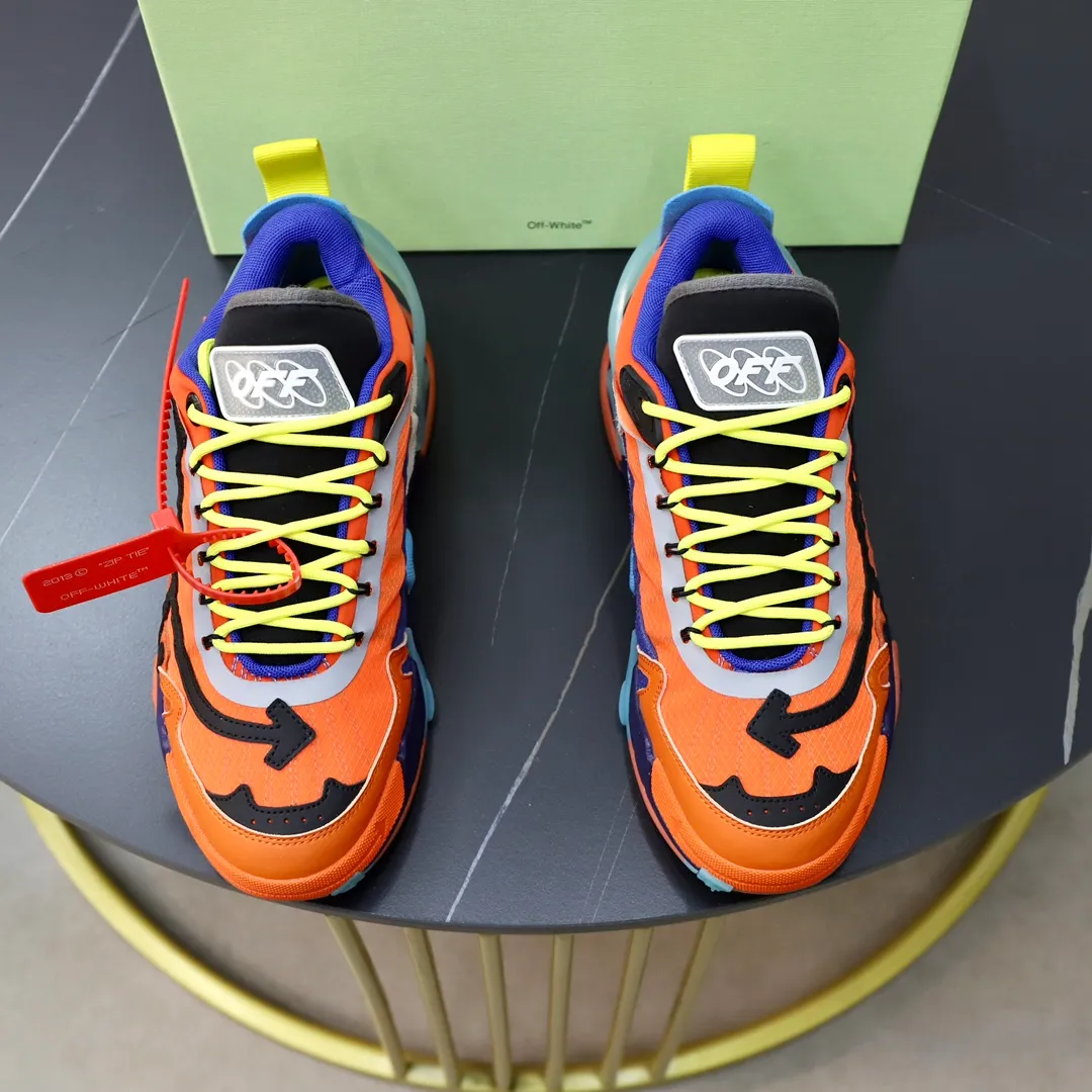 Men's shoes: 330💶[off-white]👫 Original one-to-one replica, high-end quality🥳The latest model has not been listed on the official website yet, the top version. Fabric: Imported open-edge beaded laminated leather Lining: Imported breathable mesh Outsole: Original foam soft, light and wear-resistant Imported TPU combination sole Male 38-44 (customized at 45)